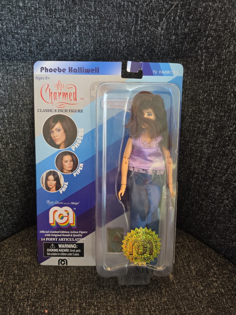 Charmed 8" Phoebe Halliwell Doll Figure Marty Abrams Presents Mego 2361/10000